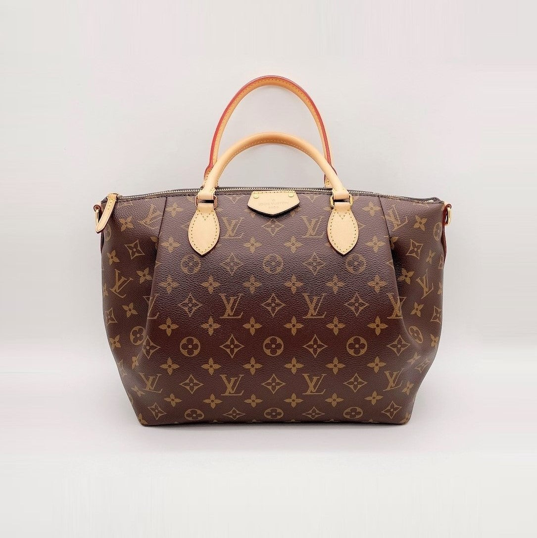 Louis Vuitton Turenne Handbag Monogram Canvas PM Brown