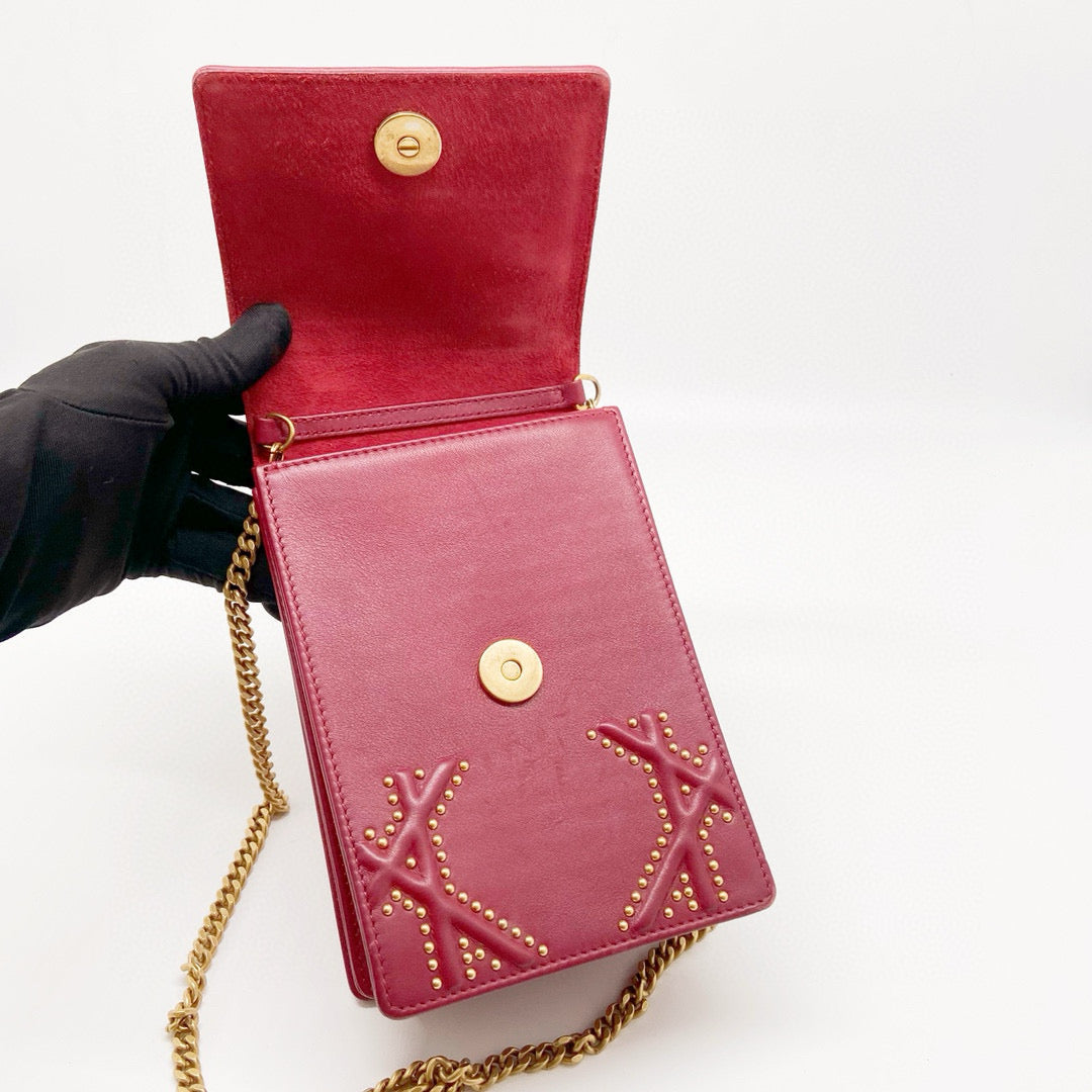 Preloved Christian Dior Diorama Vertical Clutch Bag