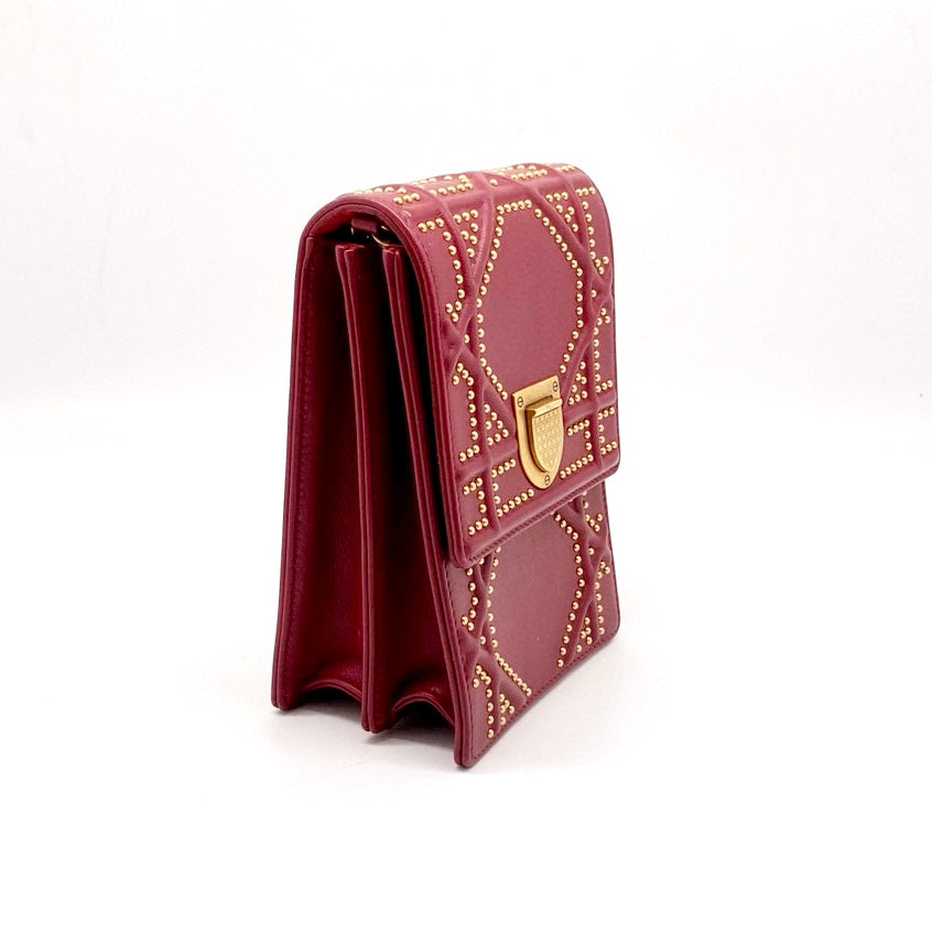 Preloved Christian Dior Diorama Vertical Clutch Bag