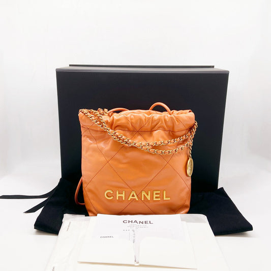 Preloved Chanel 22 Bag Mini