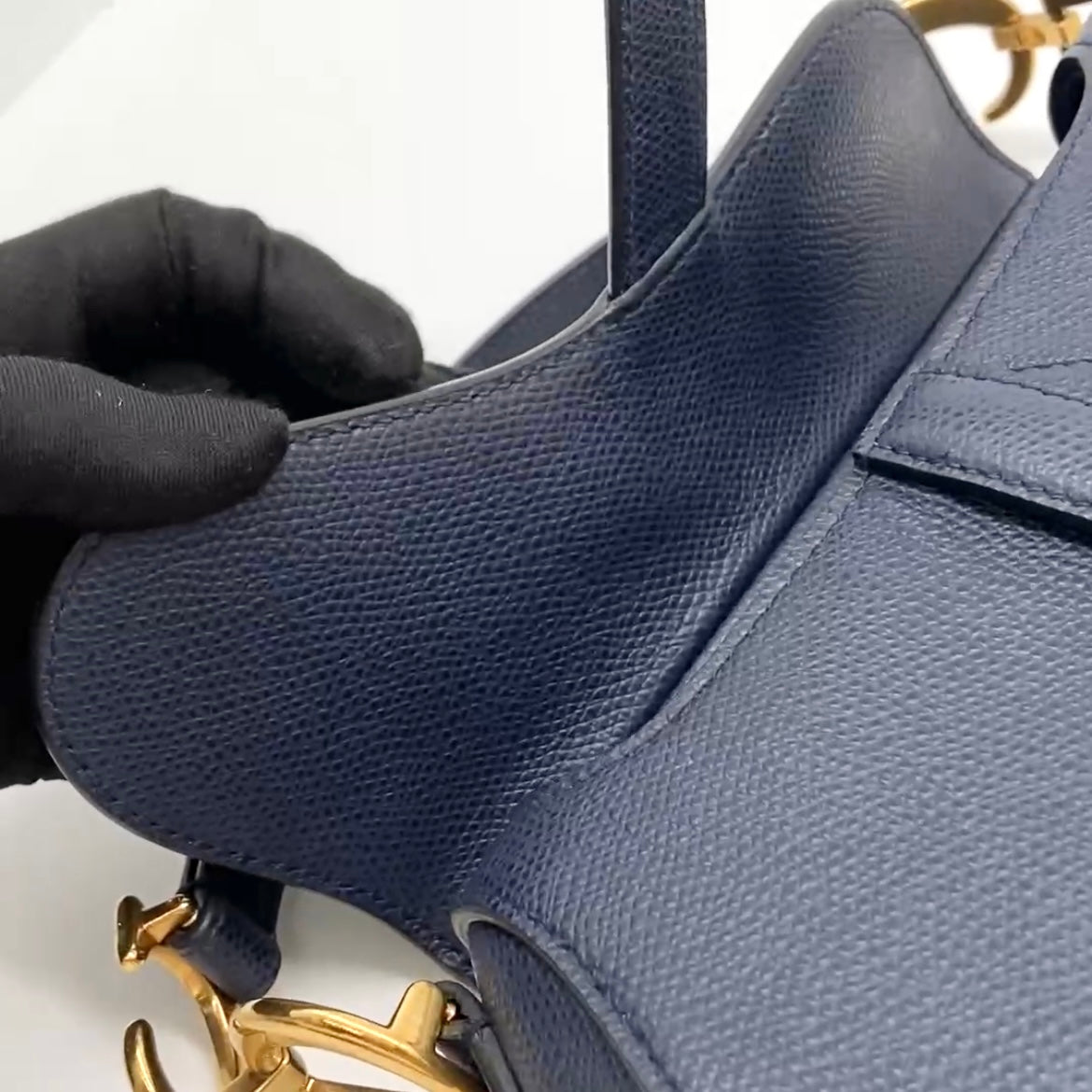 Preloved Christian Dior Saddle Bag Small
