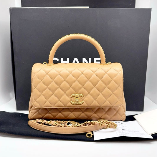 Preloved Chanel Coco Chain Handle Flap Medium