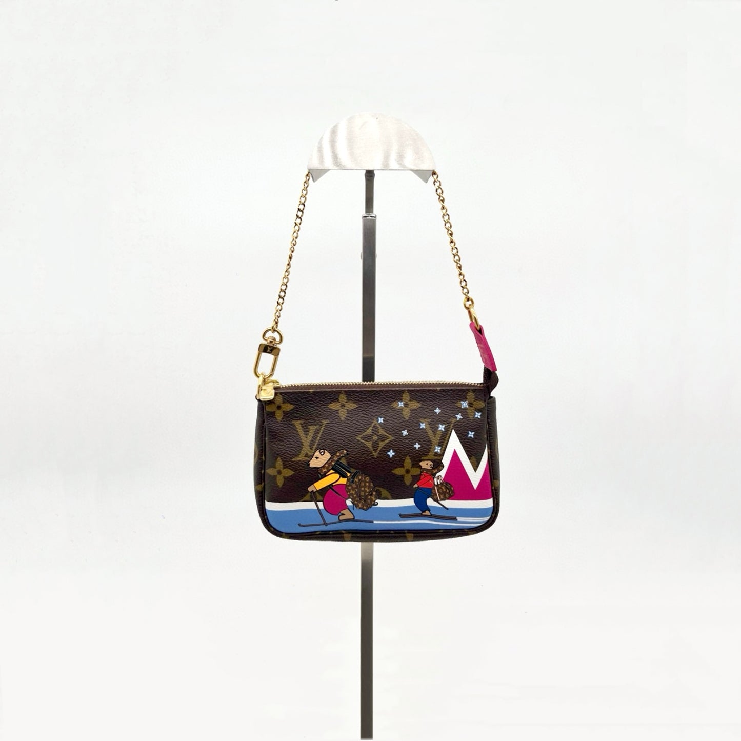 Preloved Louis Vuitton LV Pouchtte Bag Mini Limited Edition Bears
