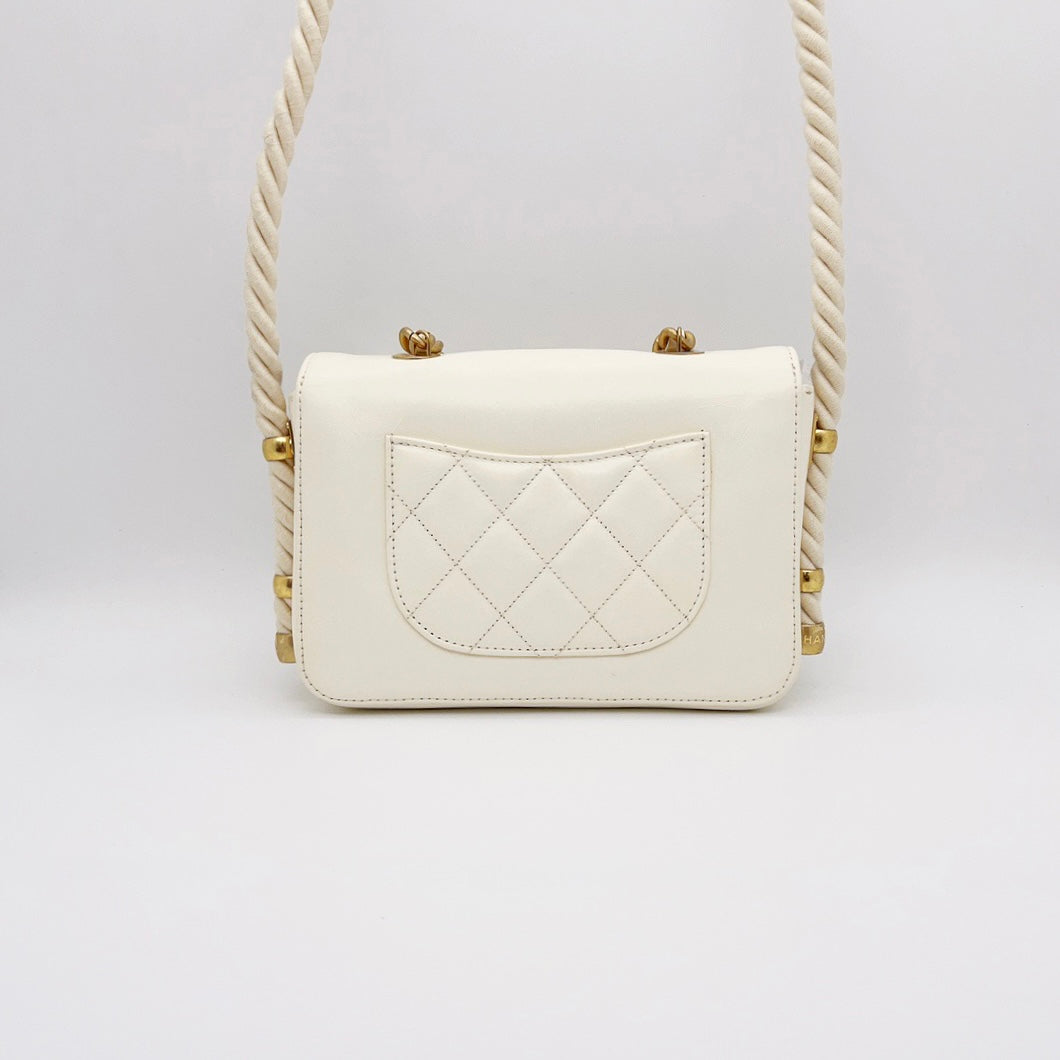 Preloved Chanel En Vogue Rope Flap Bag
