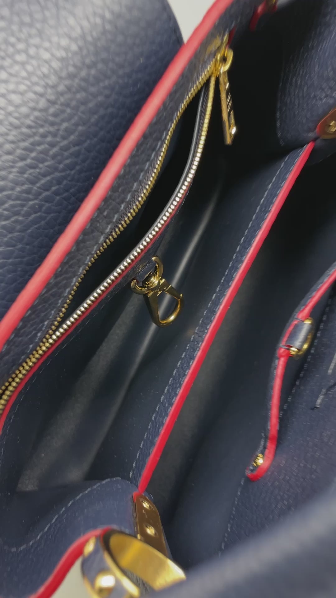LOUIS VUITTON PLAITED LEATHER CAPUCINES BB BAG – Caroline's Fashion Luxuries
