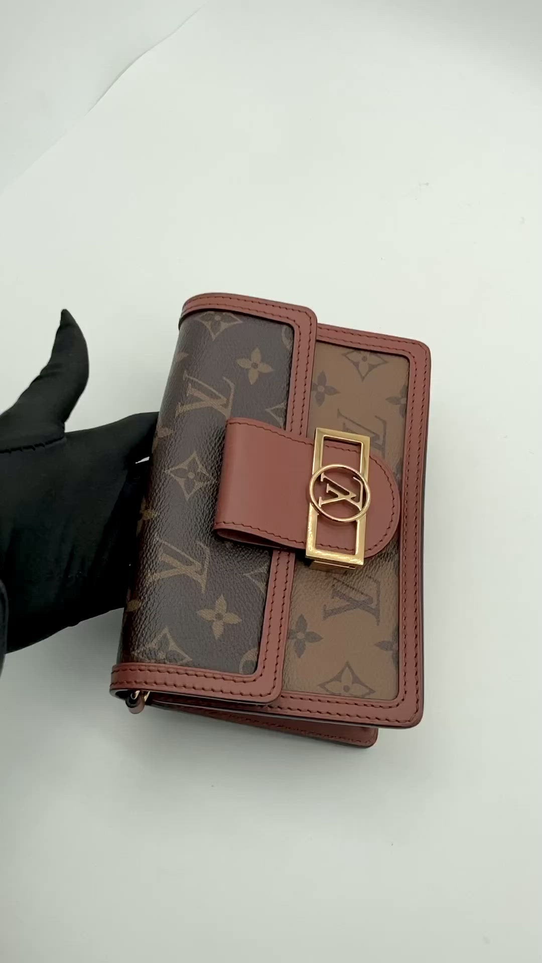LV Dauphine Chain Wallet 