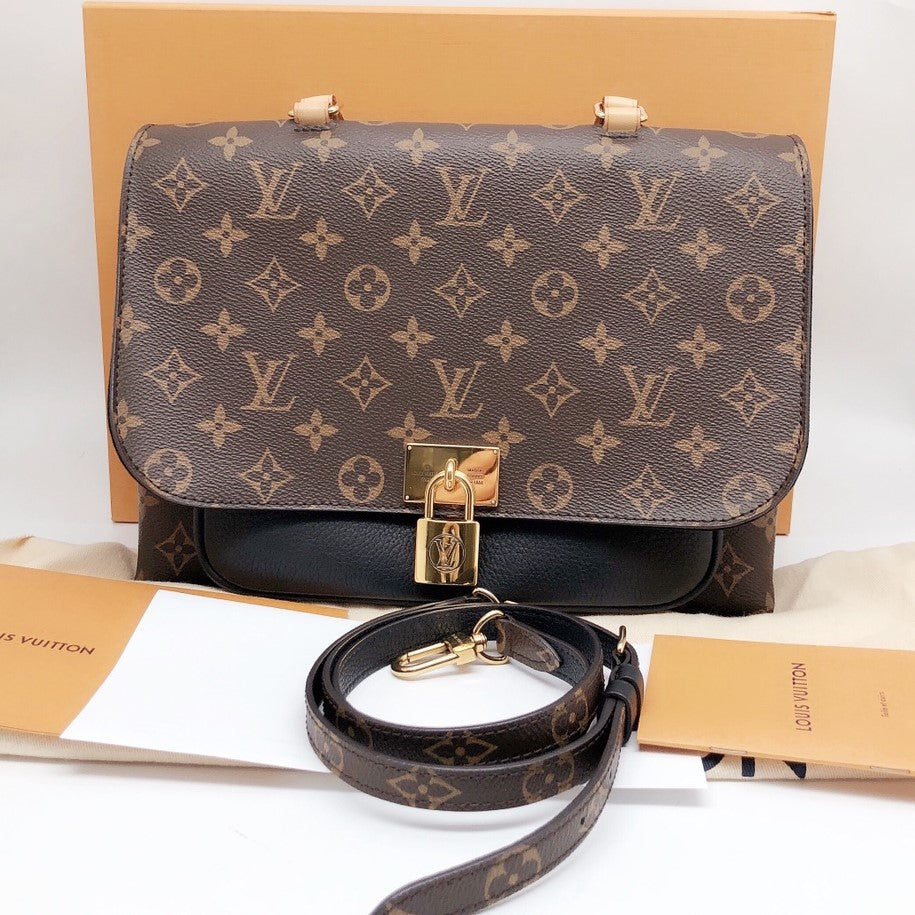 LV Marignan M44259 Monogram Canvas with Leather and Gold Hardware #OERR-1 –  Luxuy Vintage