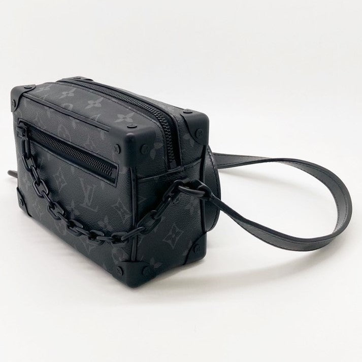 Louis Vuitton Mini Soft Trunk Limited Edition Sutures Toiles Black Har