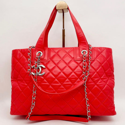 Preloved Chanel Daily Shopping Tote Shoulder Bag