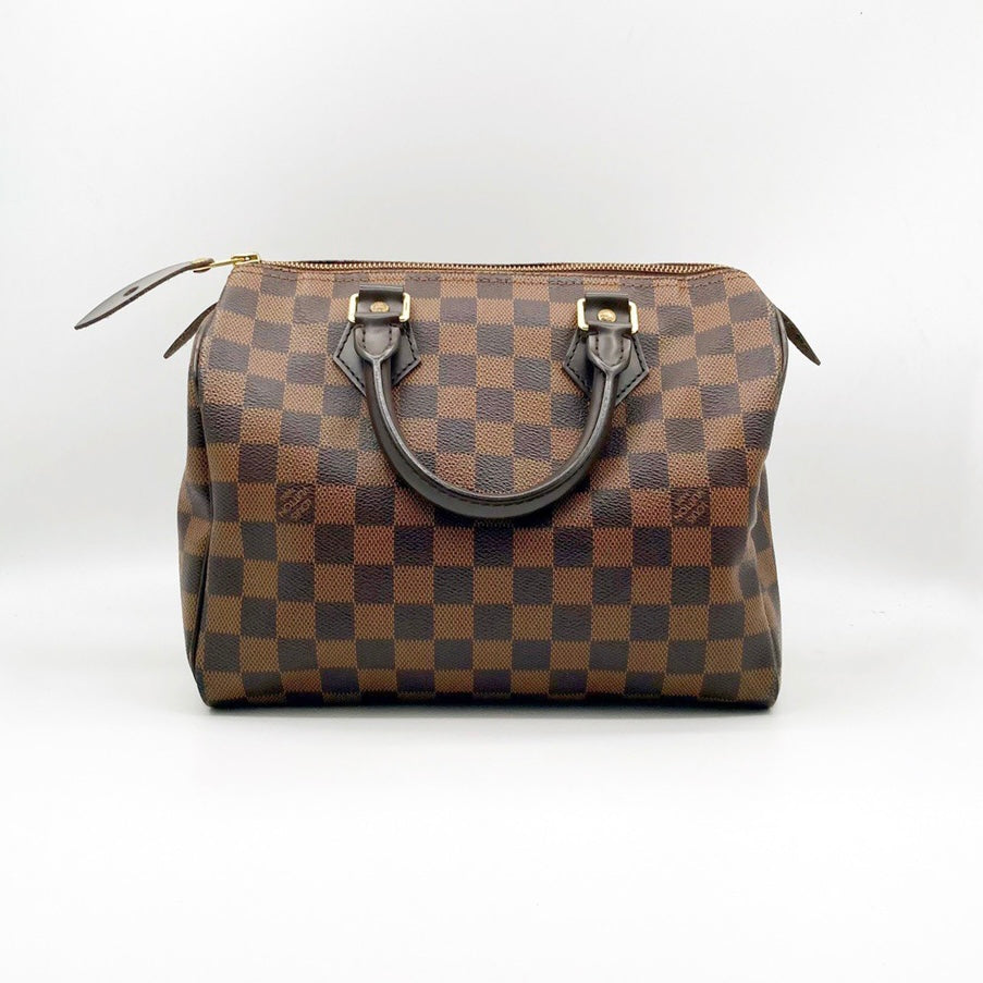 Preloved Original Handbags - LOUIS VUITTON Speedy Damier size 25 Leather  canvas ✓ 📍 Preloved 📍 size 25 📍 Nego✓ 📍 🚫receipt / dustbag 📍  datecode✓ 📍 Condition 9/1