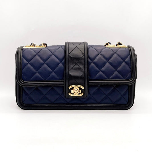 Preloved Chanel Elegant CC Flap Bag Large