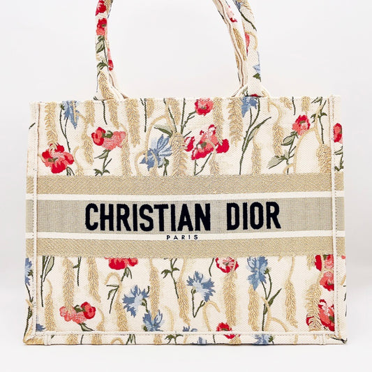 Preloved Christian Dior Limited Hibiscus Book Tote Medium