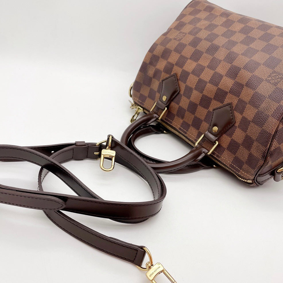 Louis Vuitton Speedy Bag Creation 25 shoulder strap with ebony