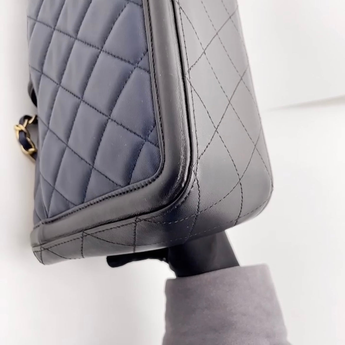Preloved Chanel Elegant CC Flap Bag Large