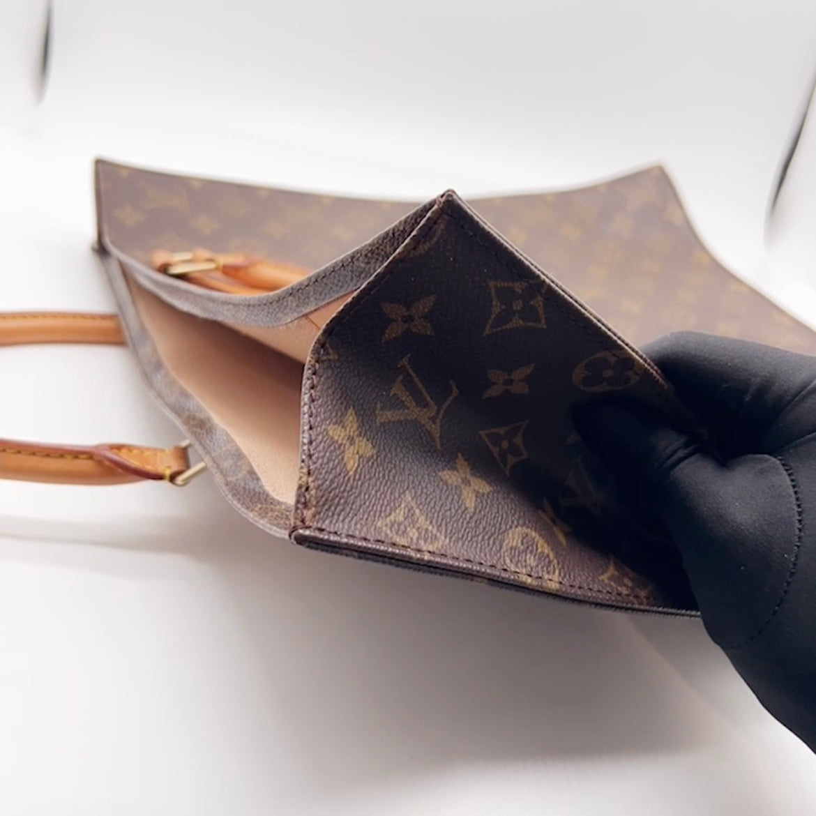 Preloved Louis Vuitton LV Vintage Sac Plat Tote Bag