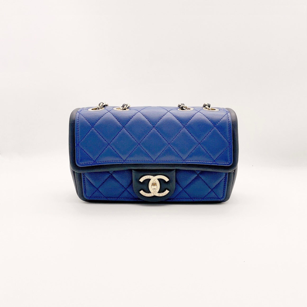 Preloved Chanel Two Tone Flap Mini Rectangle 20cm