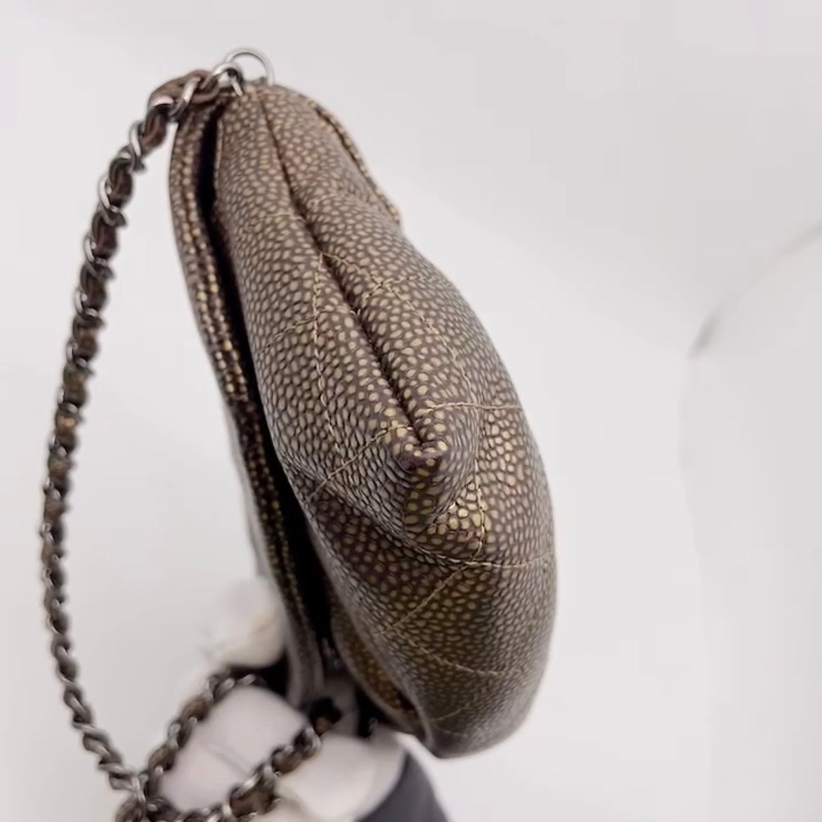Chanel Black Quilted Lambskin Vintage WOC Shoulder Bag Chanel  TLC