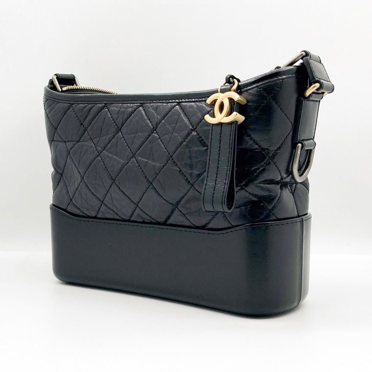 Chanel Gabrielle Black Medium - Designer WishBags