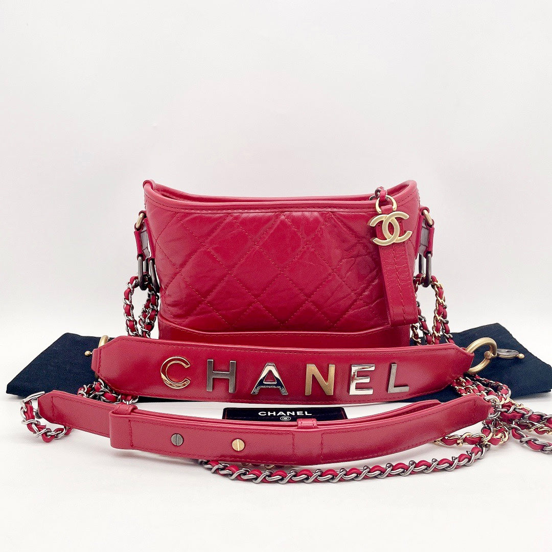 Chanel Gabrielle Hobo with Logo Handle